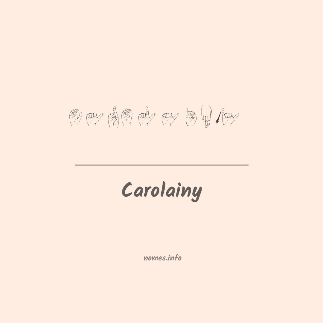 Carolainy em Libras
