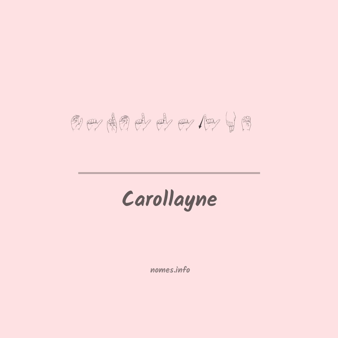 Carollayne em Libras