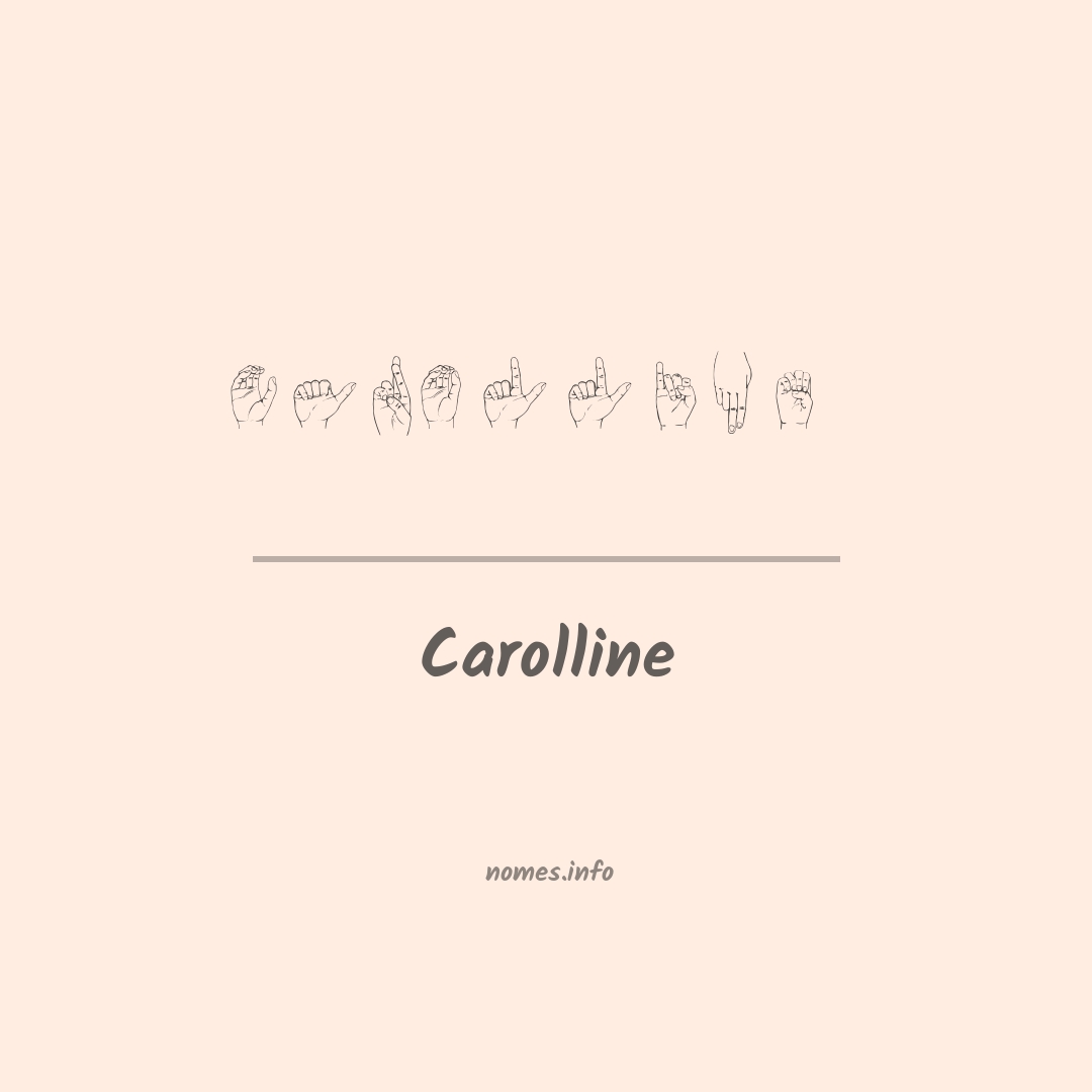 Carolline em Libras