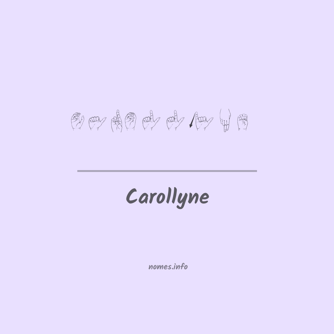 Carollyne em Libras