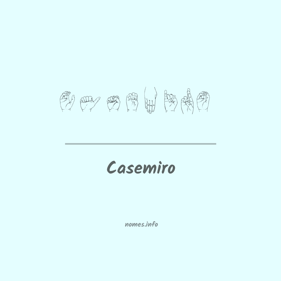 Casemiro em Libras