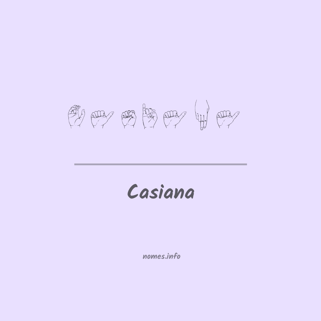 Casiana em Libras