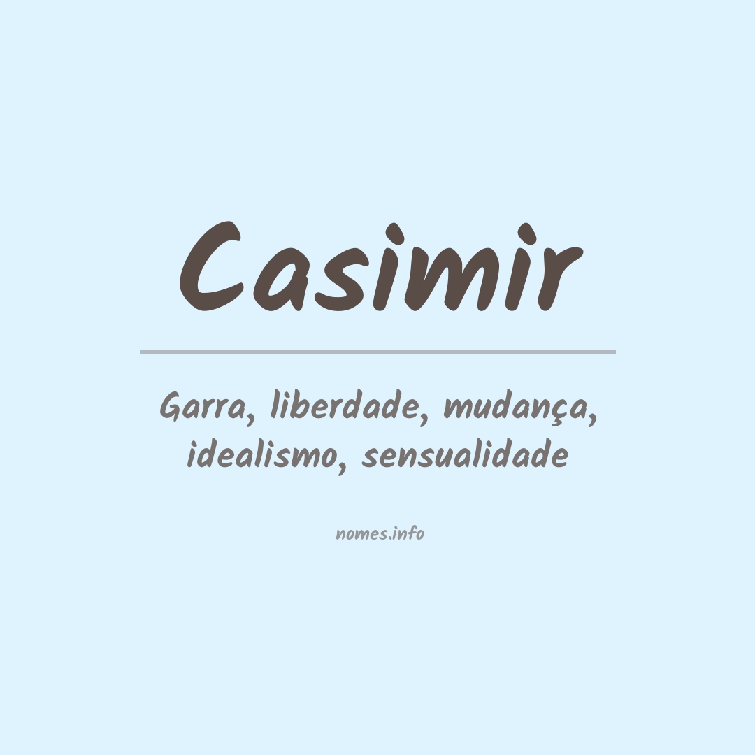 Significado do nome Casimir