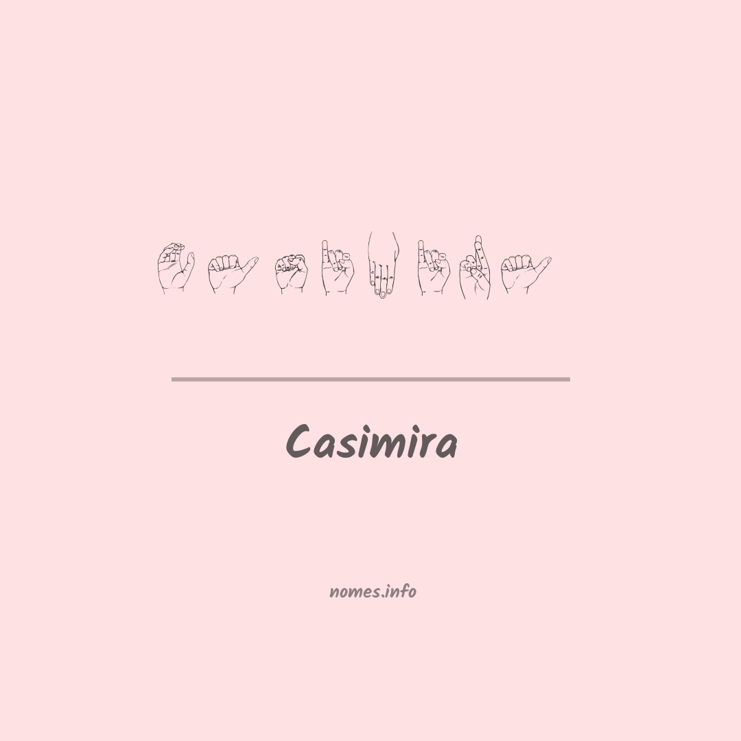 Casimira em Libras