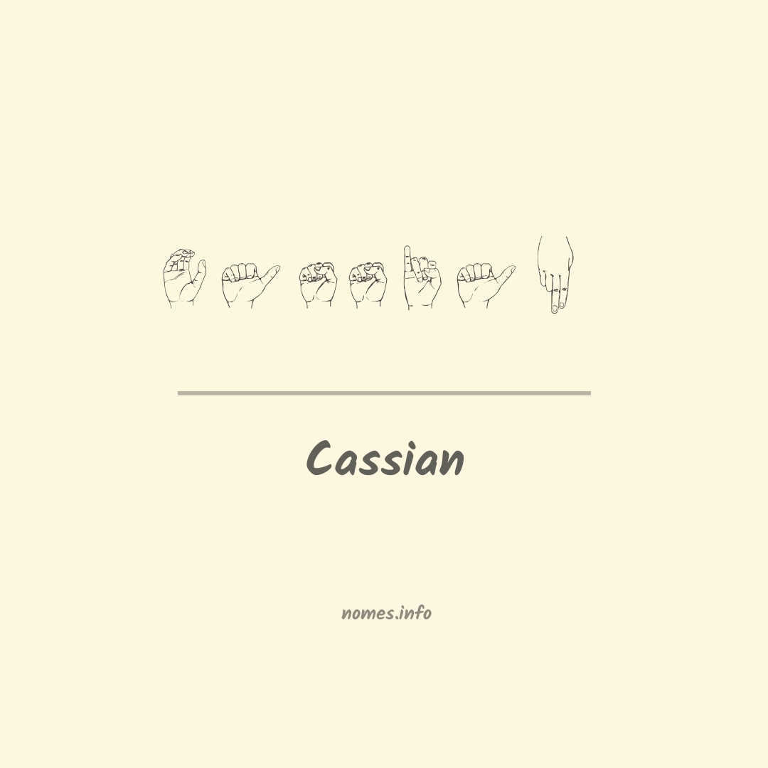 Cassian em Libras Cassian em Libras
