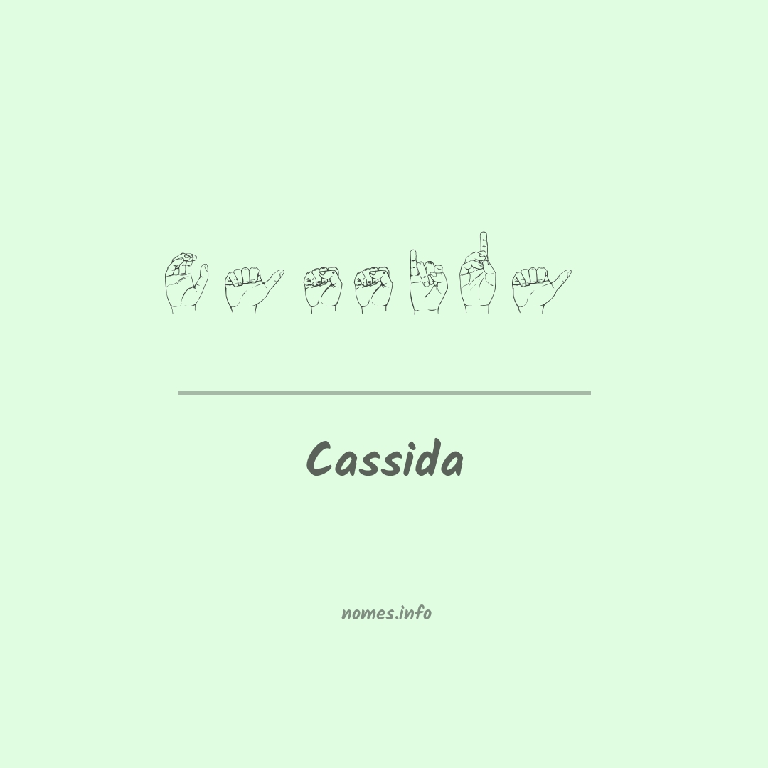 Cassida em Libras