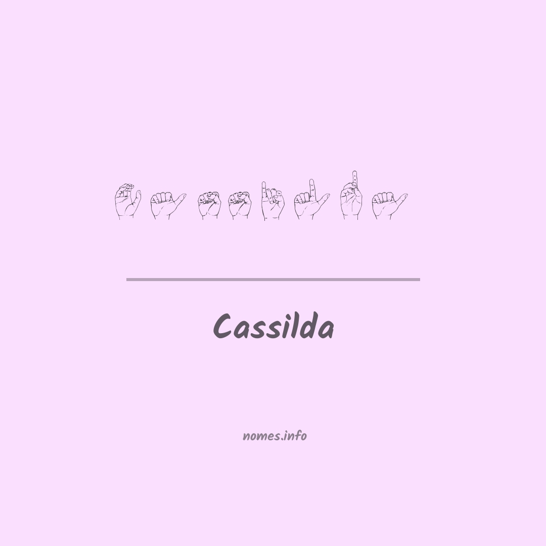 Cassilda em Libras