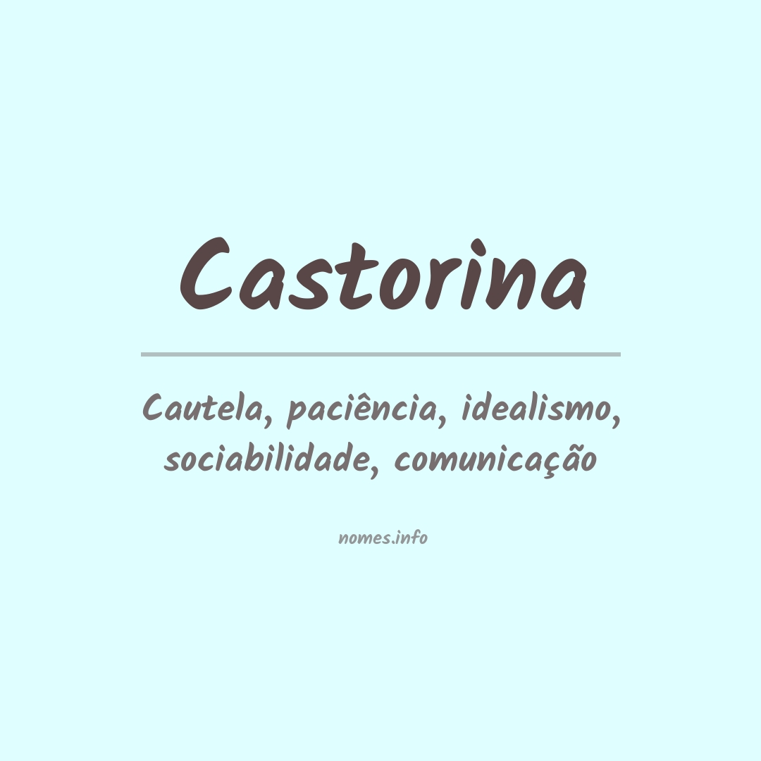 Significado do nome Castorina