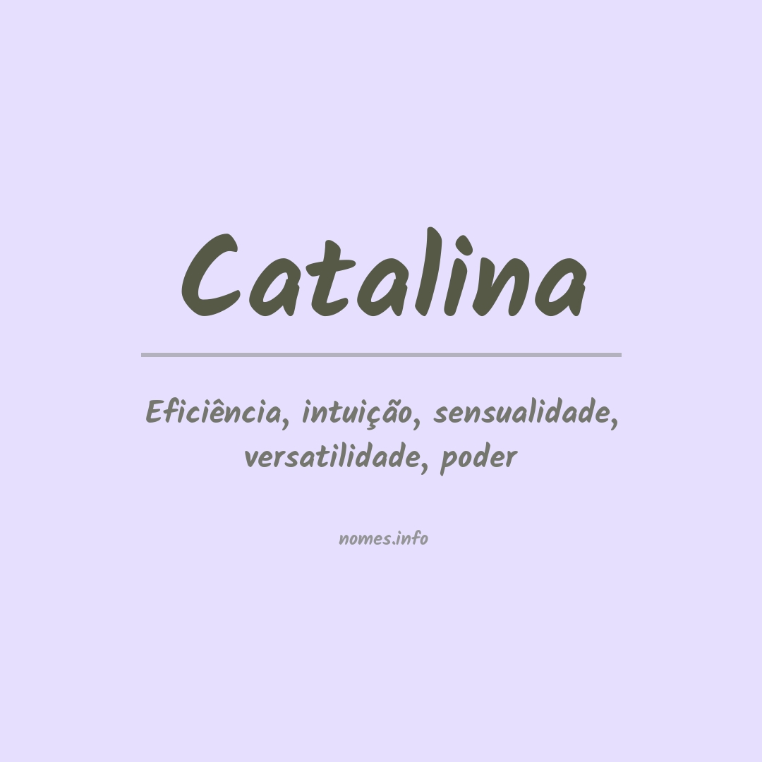 Significado do nome Catalina