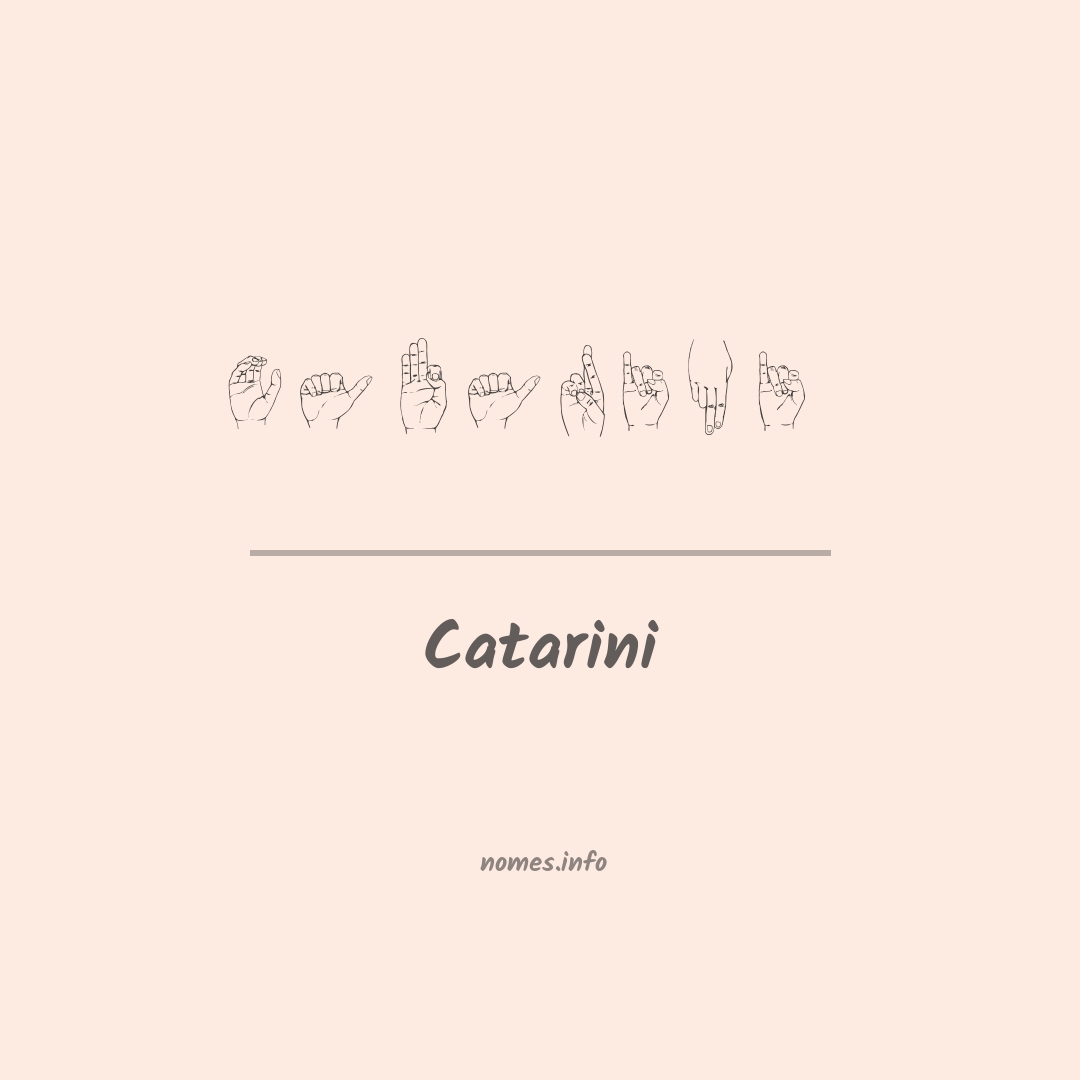 Catarini em Libras