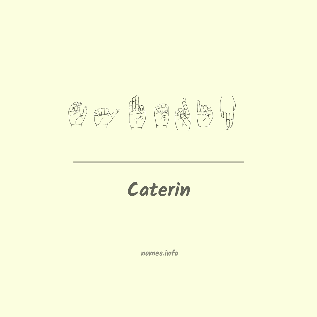 Caterin em Libras
