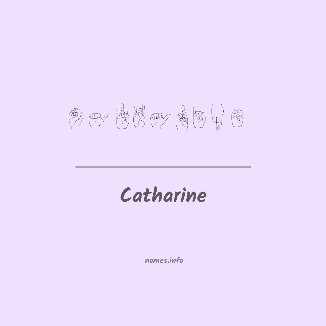 Catharine em Libras