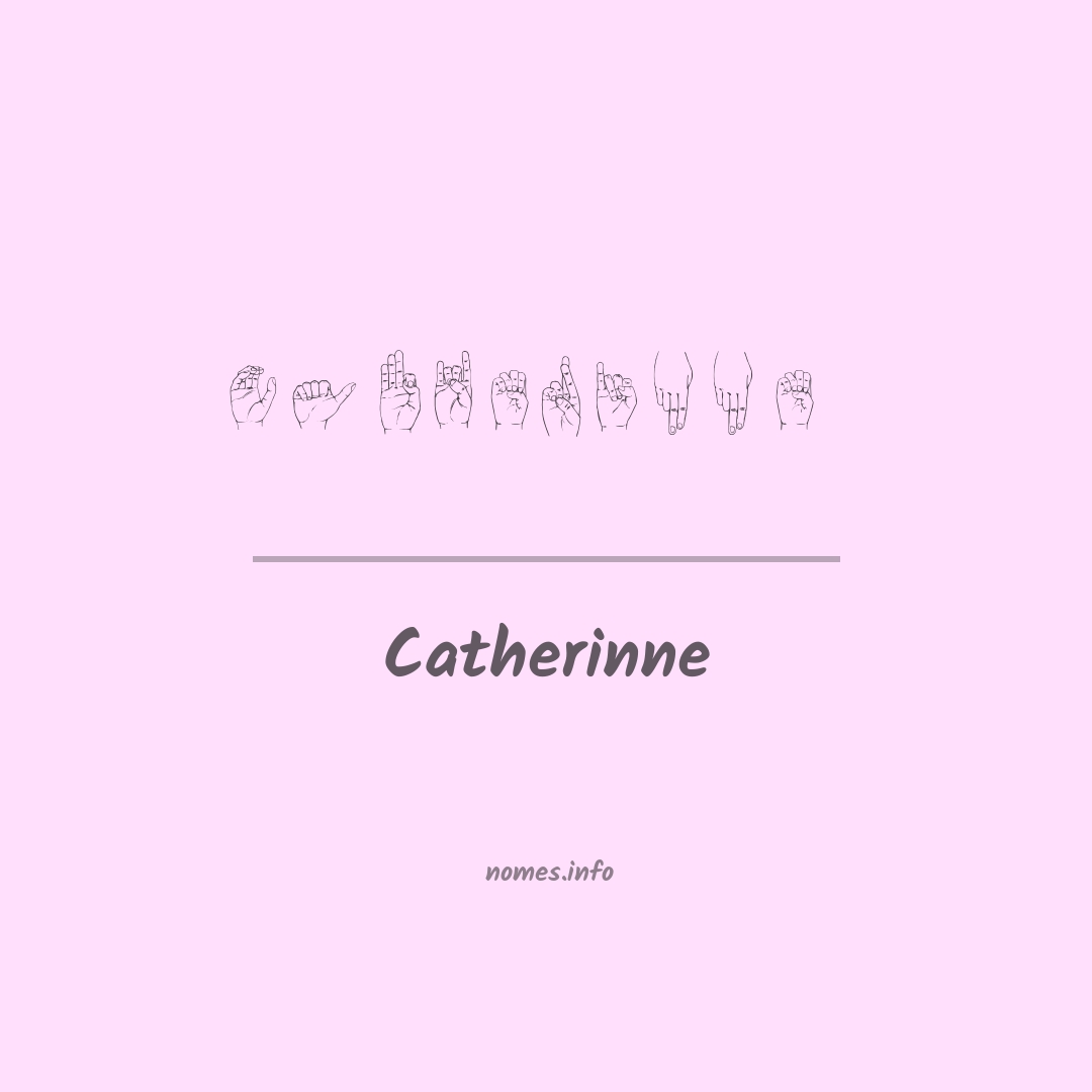 Catherinne em Libras