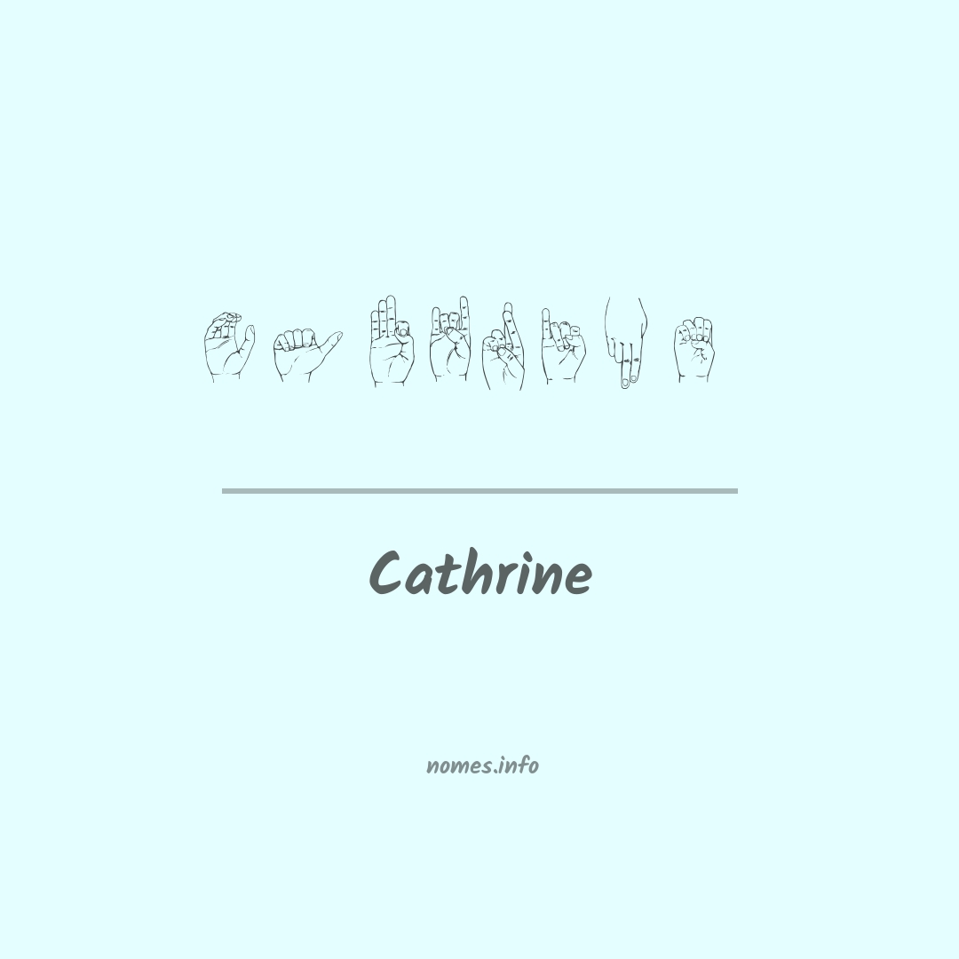 Cathrine em Libras