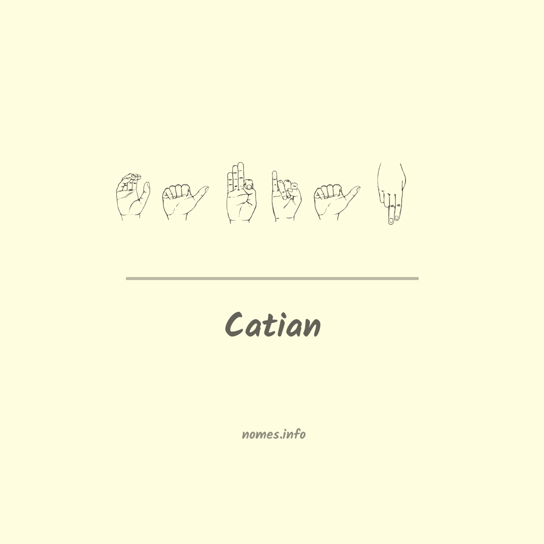 Catian em Libras