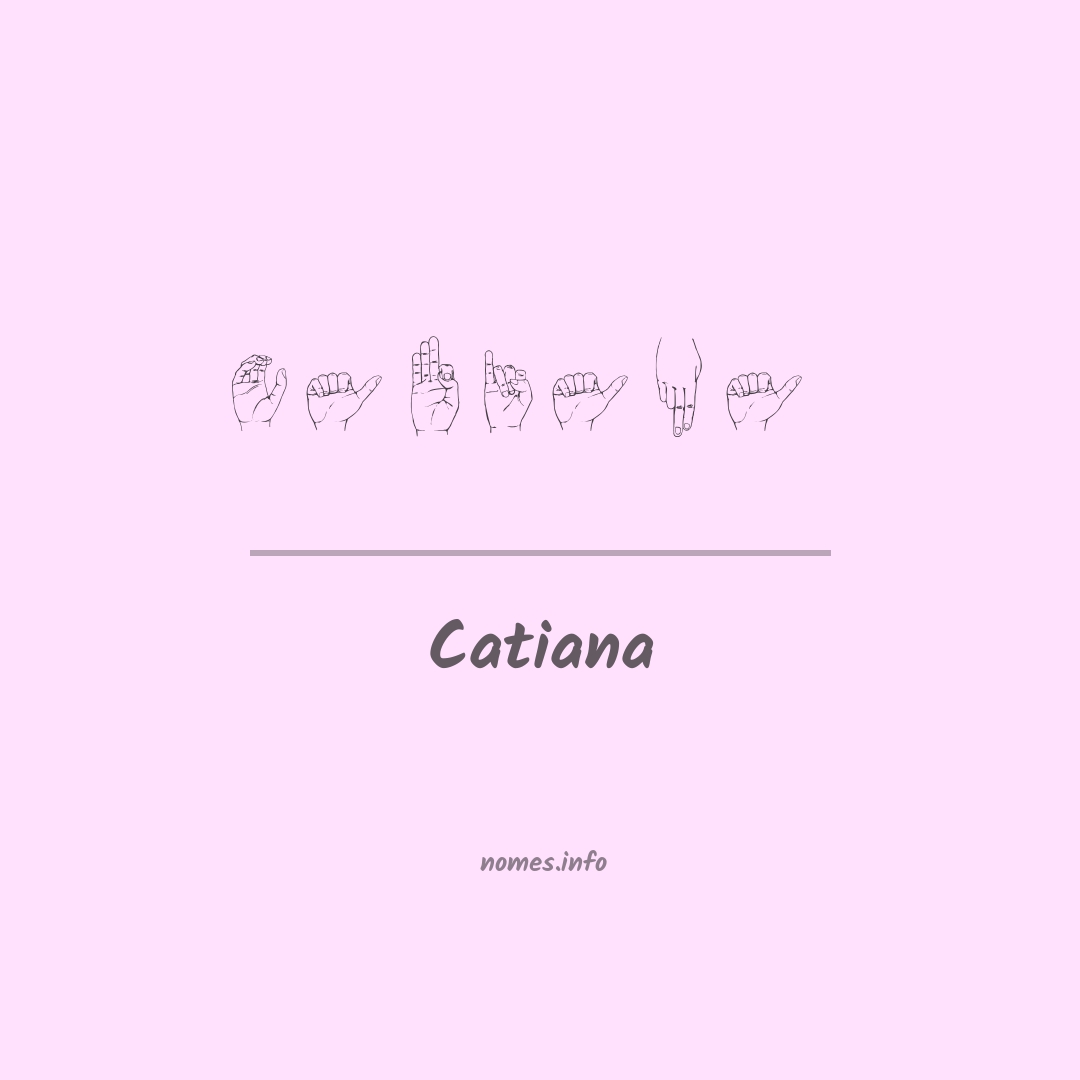 Catiana em Libras