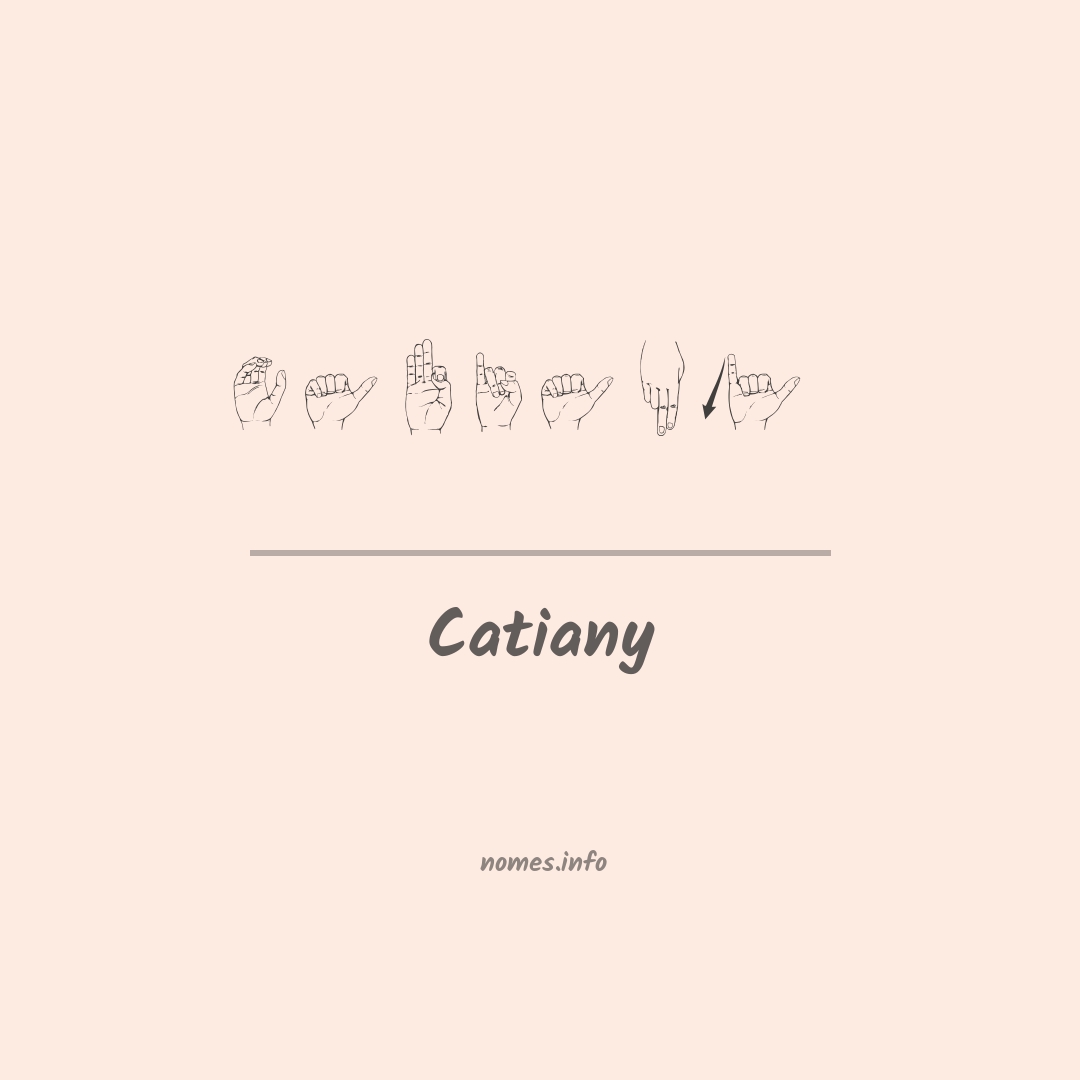 Catiany em Libras