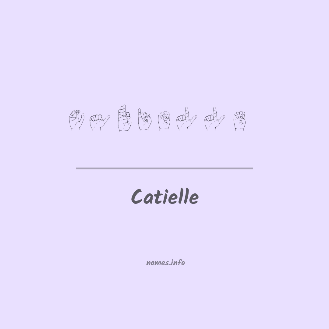 Catielle em Libras