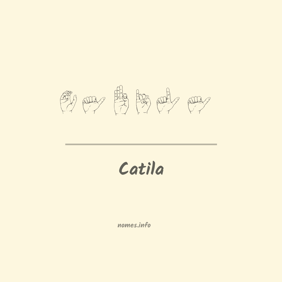 Catila em Libras