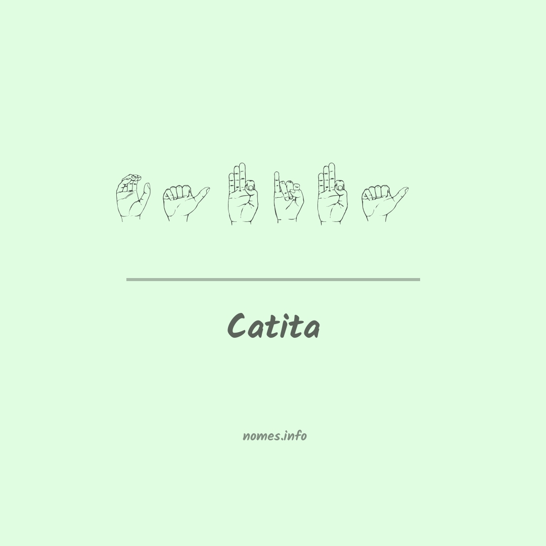 Catita em Libras