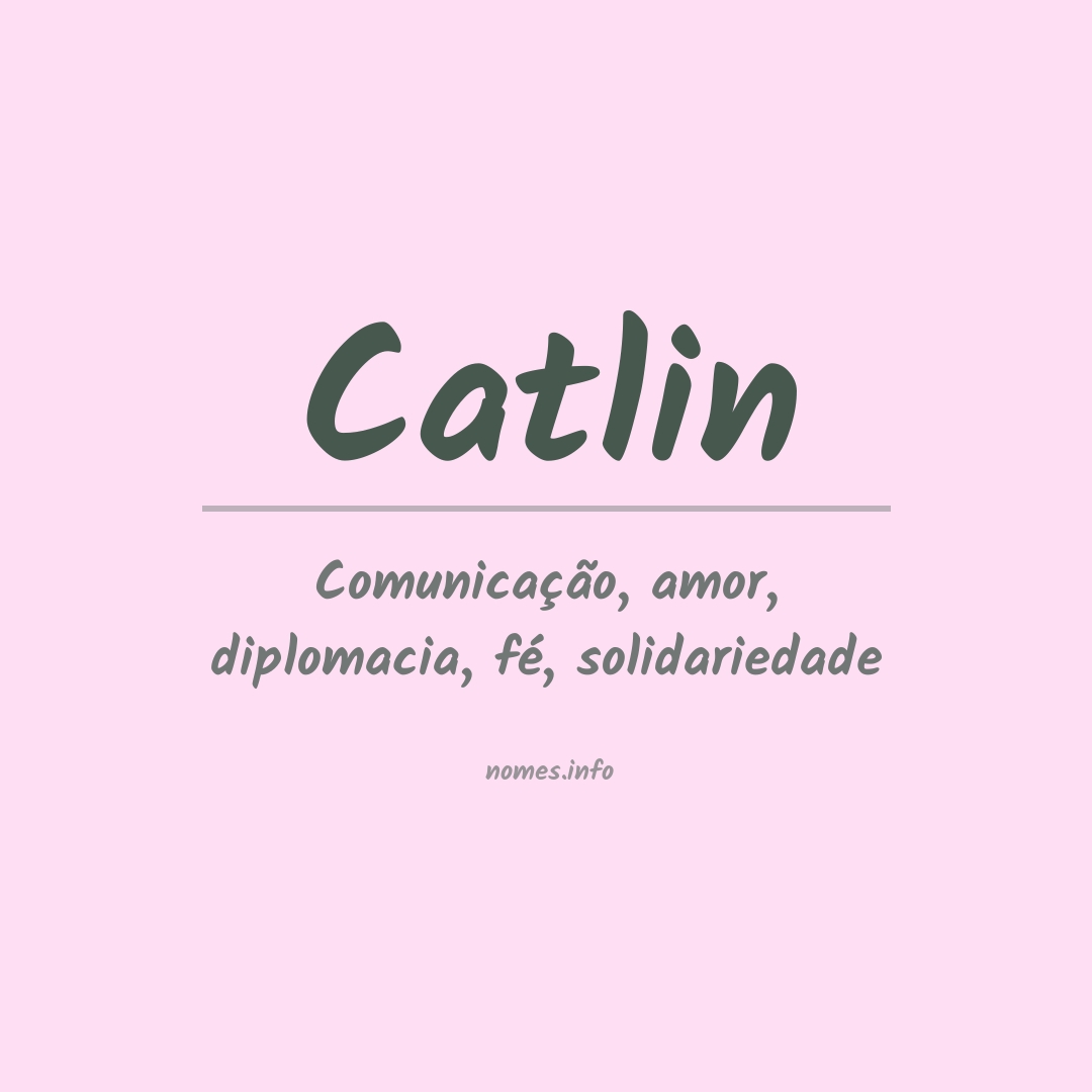 Significado do nome Catlin