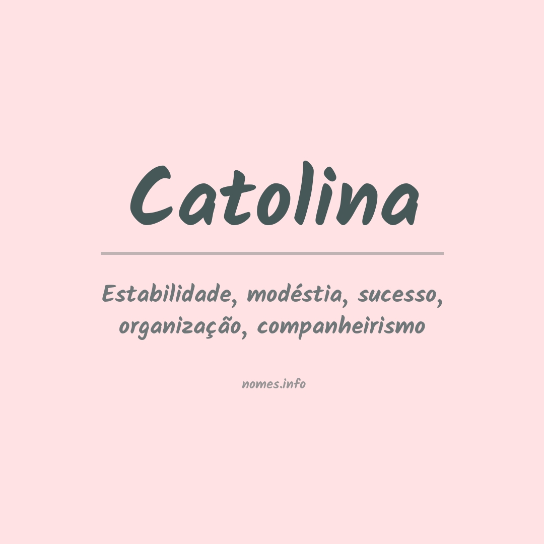 Significado do nome Catolina