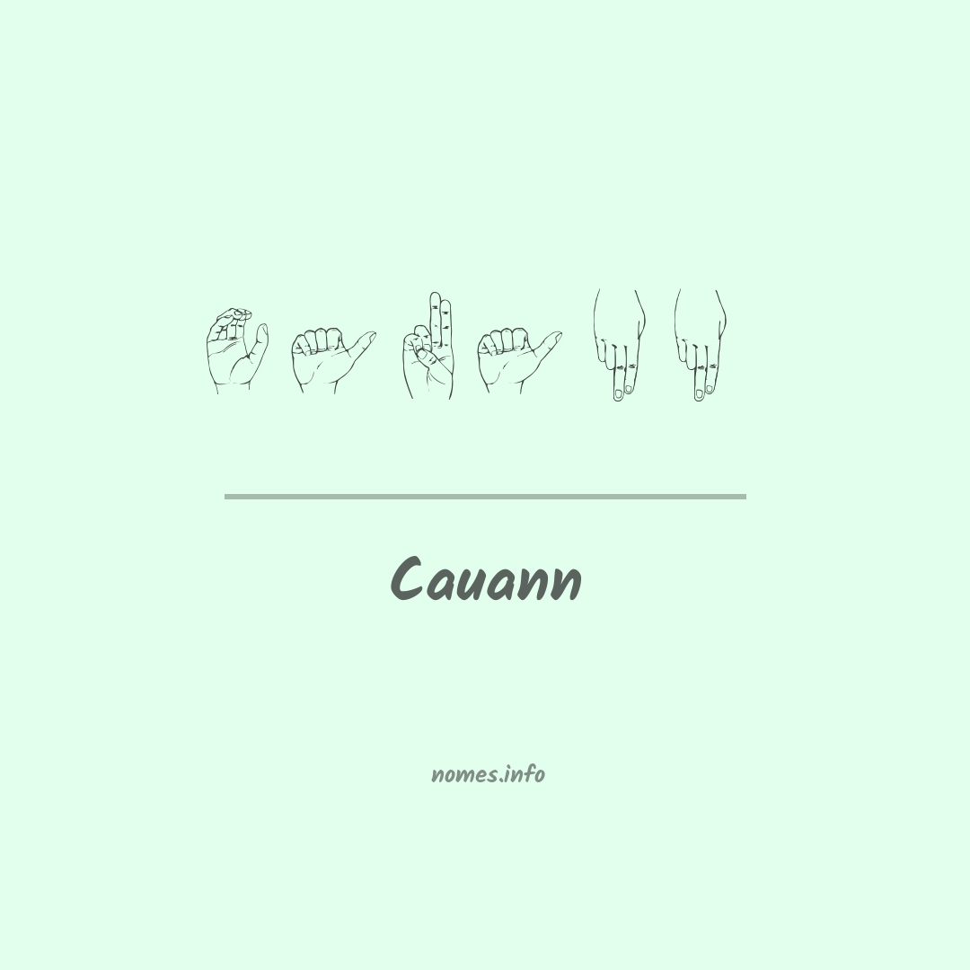 Cauann em Libras