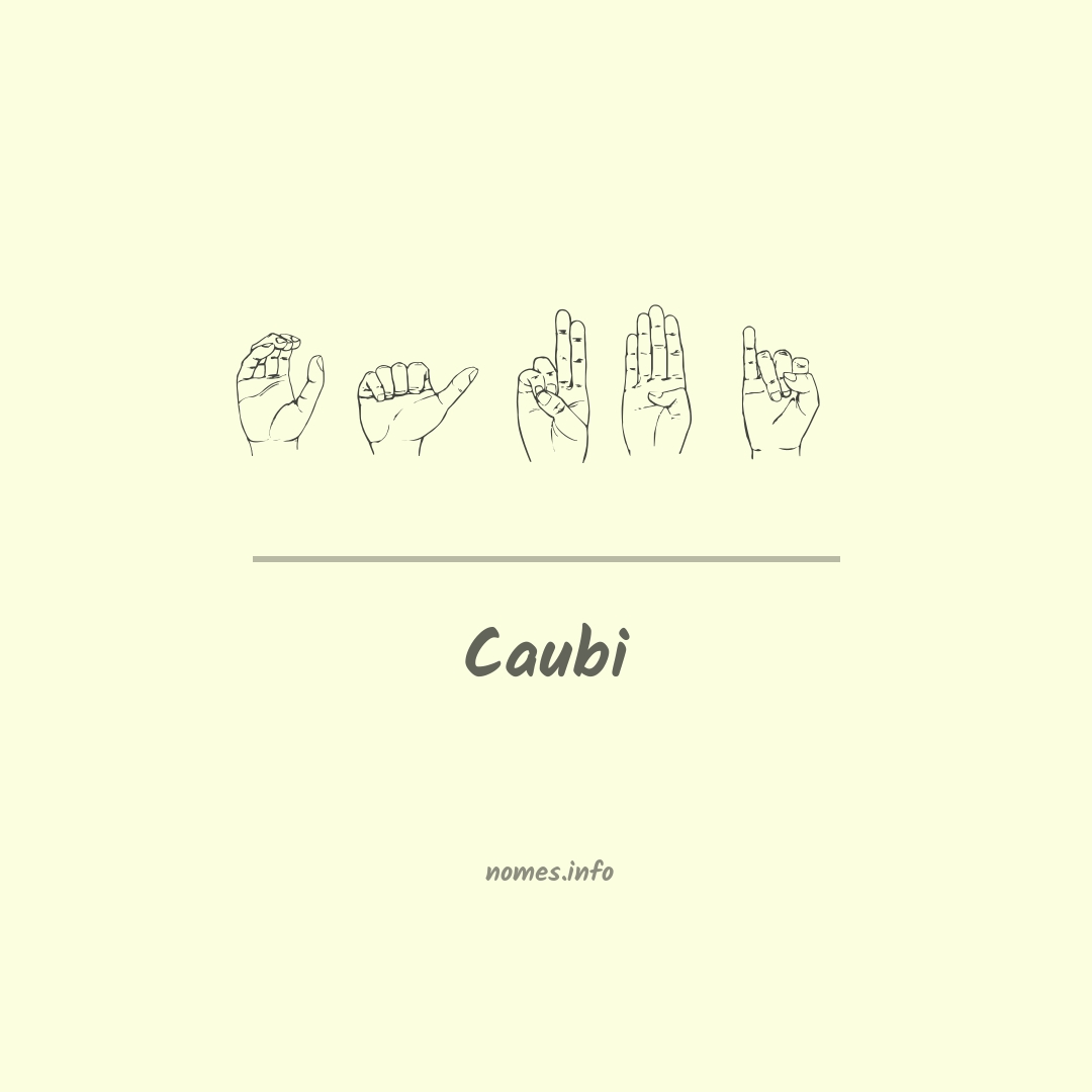 Caubi em Libras