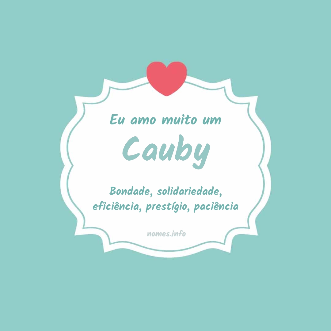Eu amo muito Cauby