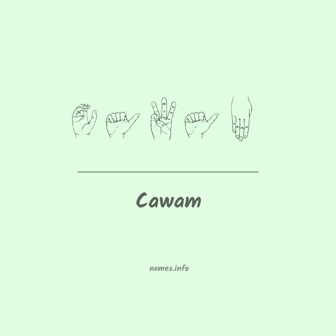 Cawam em Libras