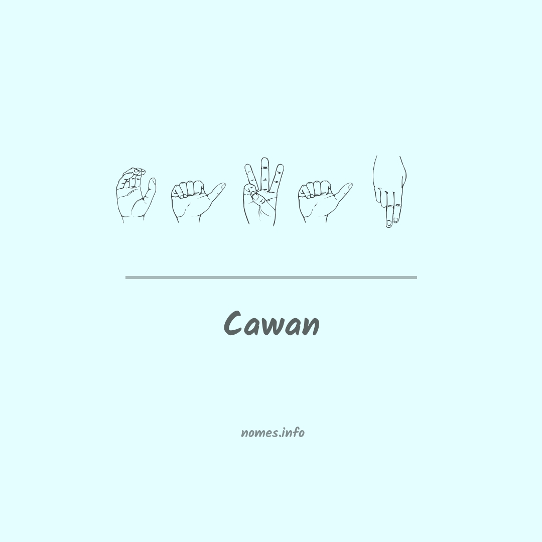 Cawan em Libras