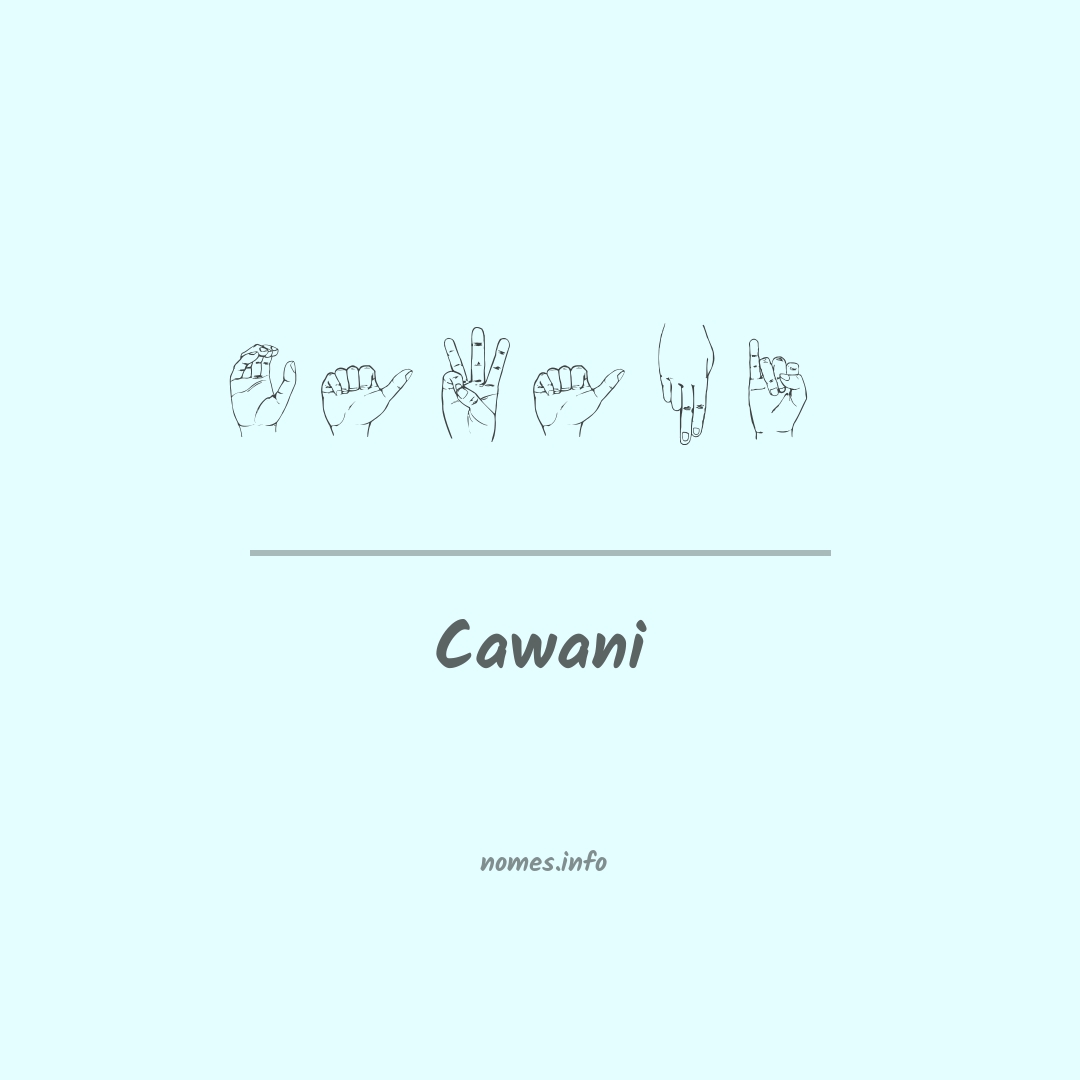 Cawani em Libras