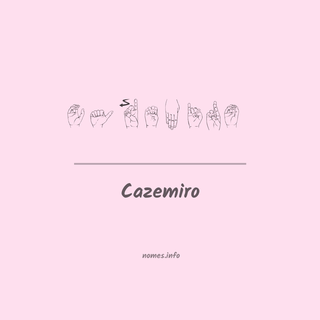 Cazemiro em Libras