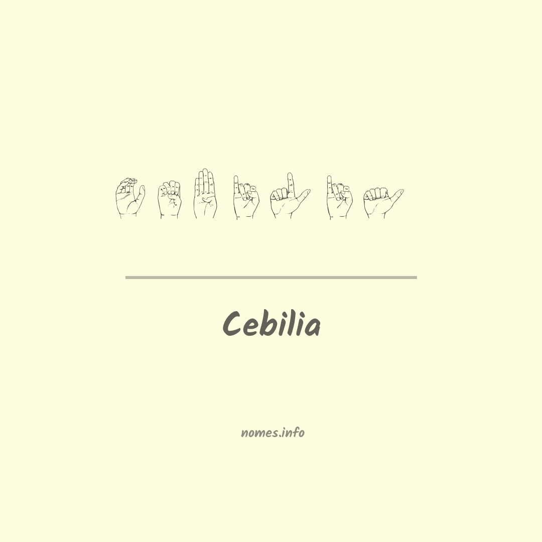 Cebilia em Libras
