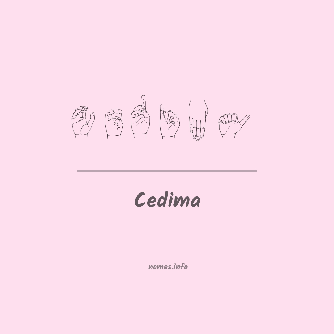 Cedima em Libras