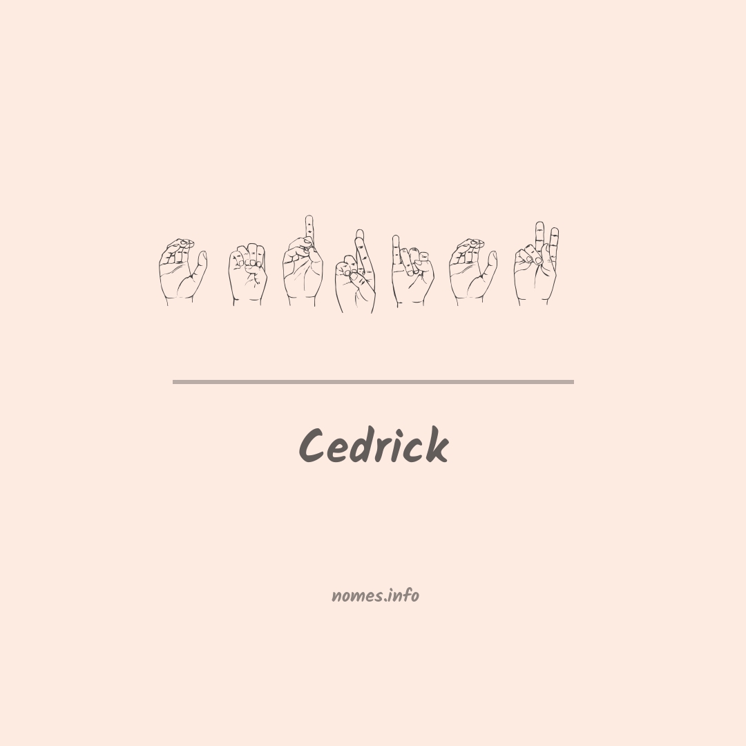 Cedrick em Libras