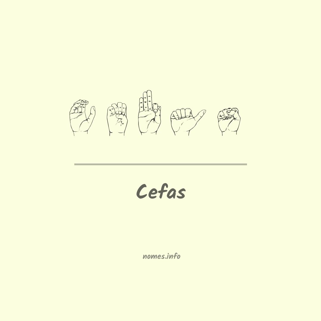 Cefas em Libras