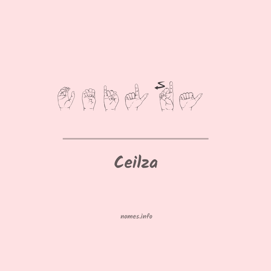 Ceilza em Libras