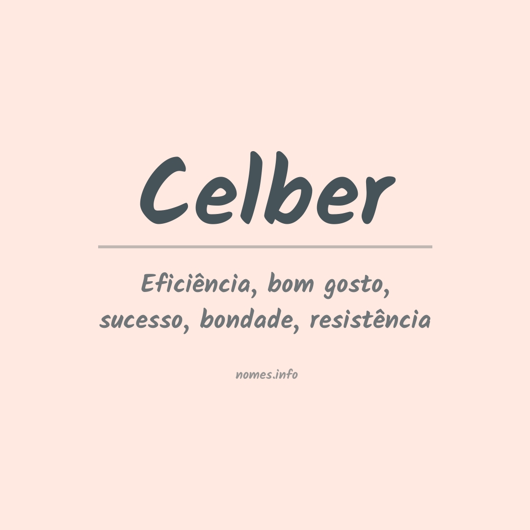 Significado do nome Celber