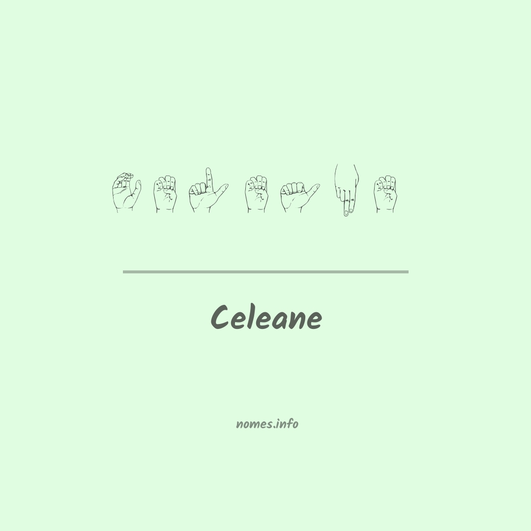 Celeane em Libras