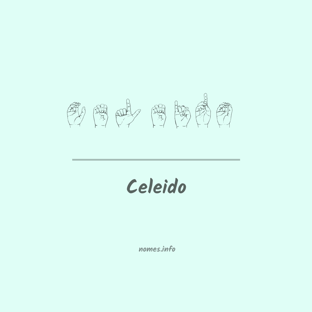 Celeido em Libras