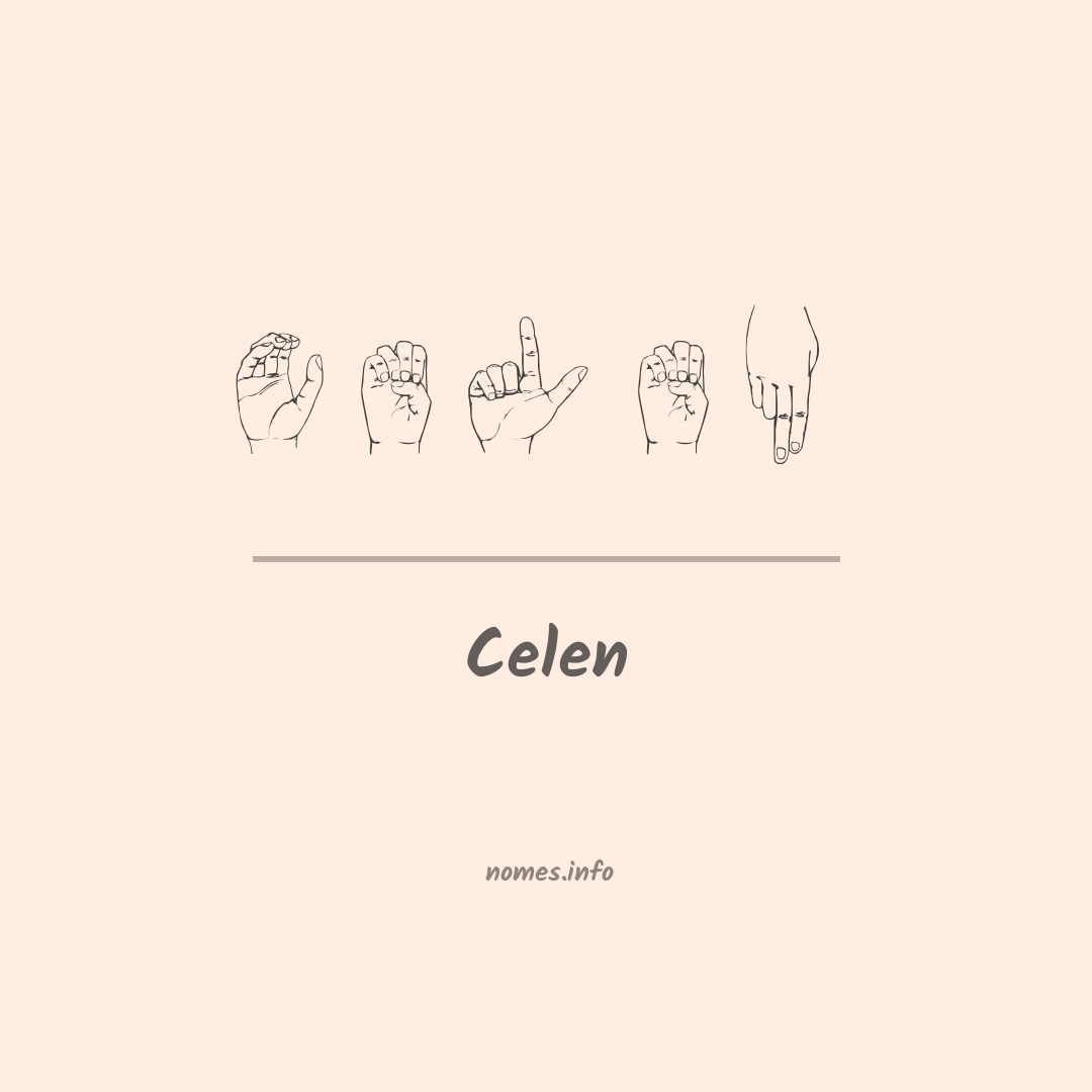 Celen em Libras