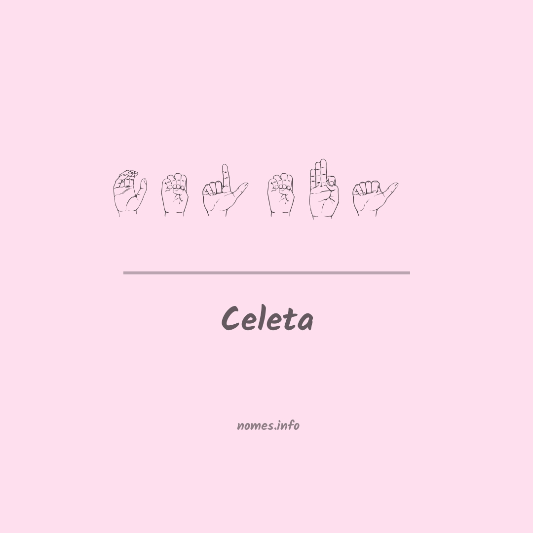 Celeta em Libras