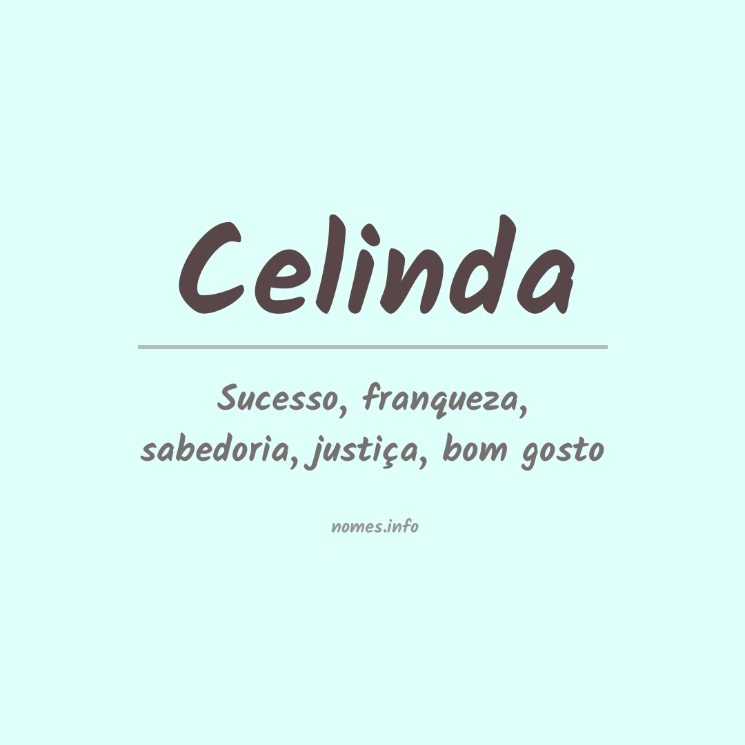 Significado do nome Celinda