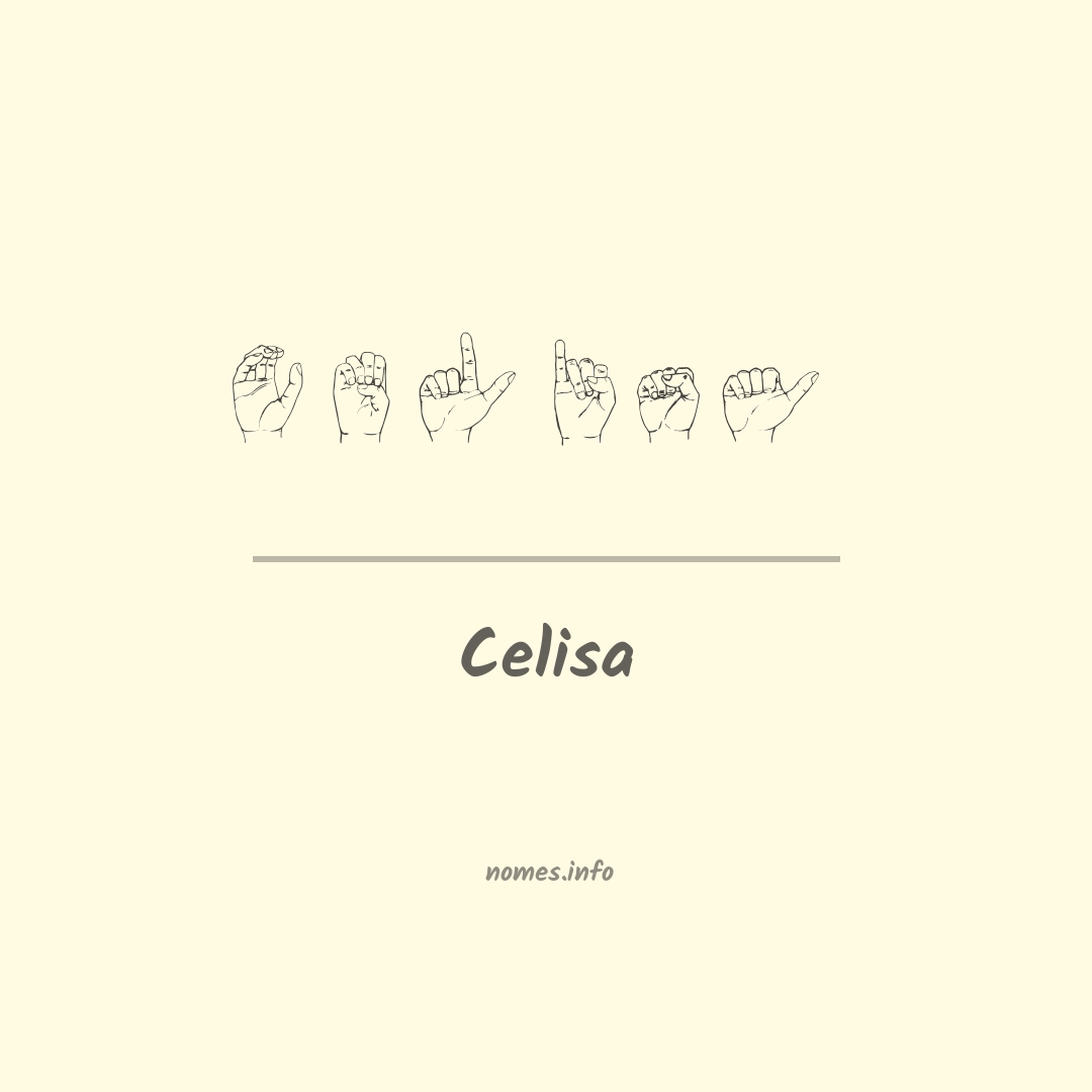 Celisa em Libras