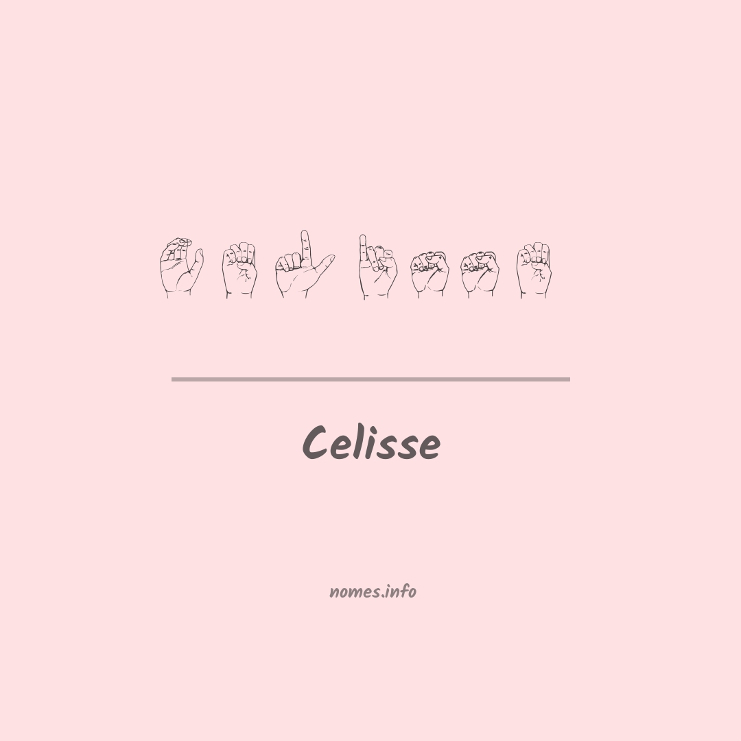 Celisse em Libras