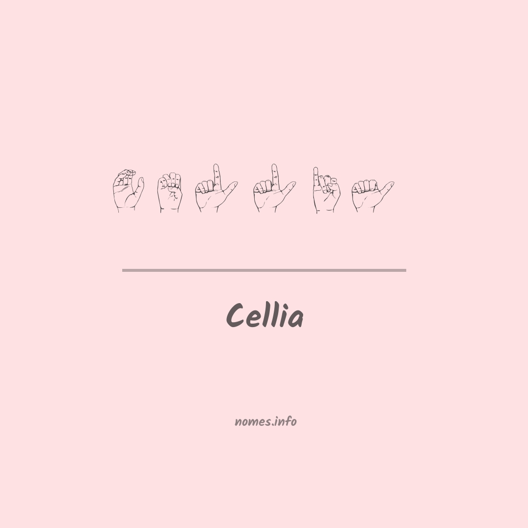 Cellia em Libras