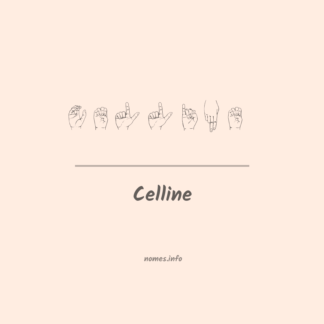 Celline em Libras