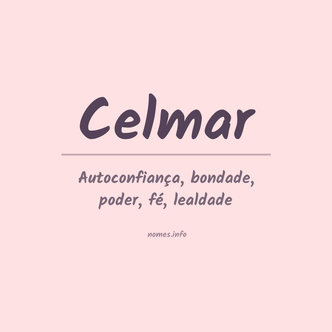 Significado do nome Celmar