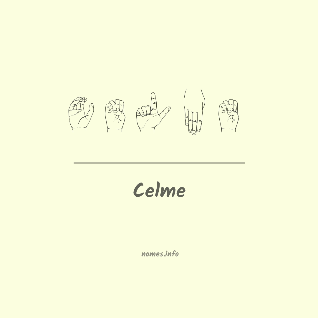 Celme em Libras